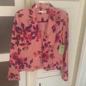 Cabi size 8 and WT rose garden jacket